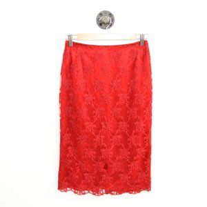 Lorenzo Riva Lace Pencil Skirt #189-17